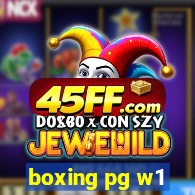 boxing pg w1